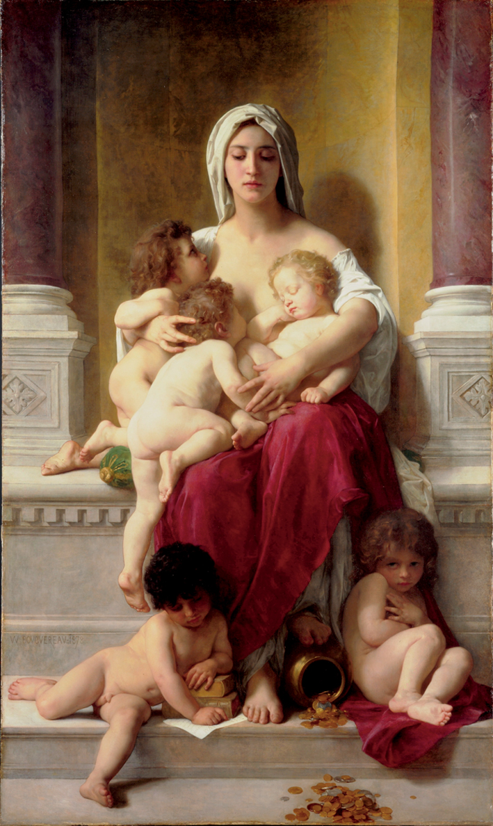  阿道夫·布格罗 Adolphe Bouguereau —— 慈爱